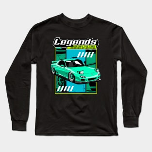 RX7 JDM Car Long Sleeve T-Shirt